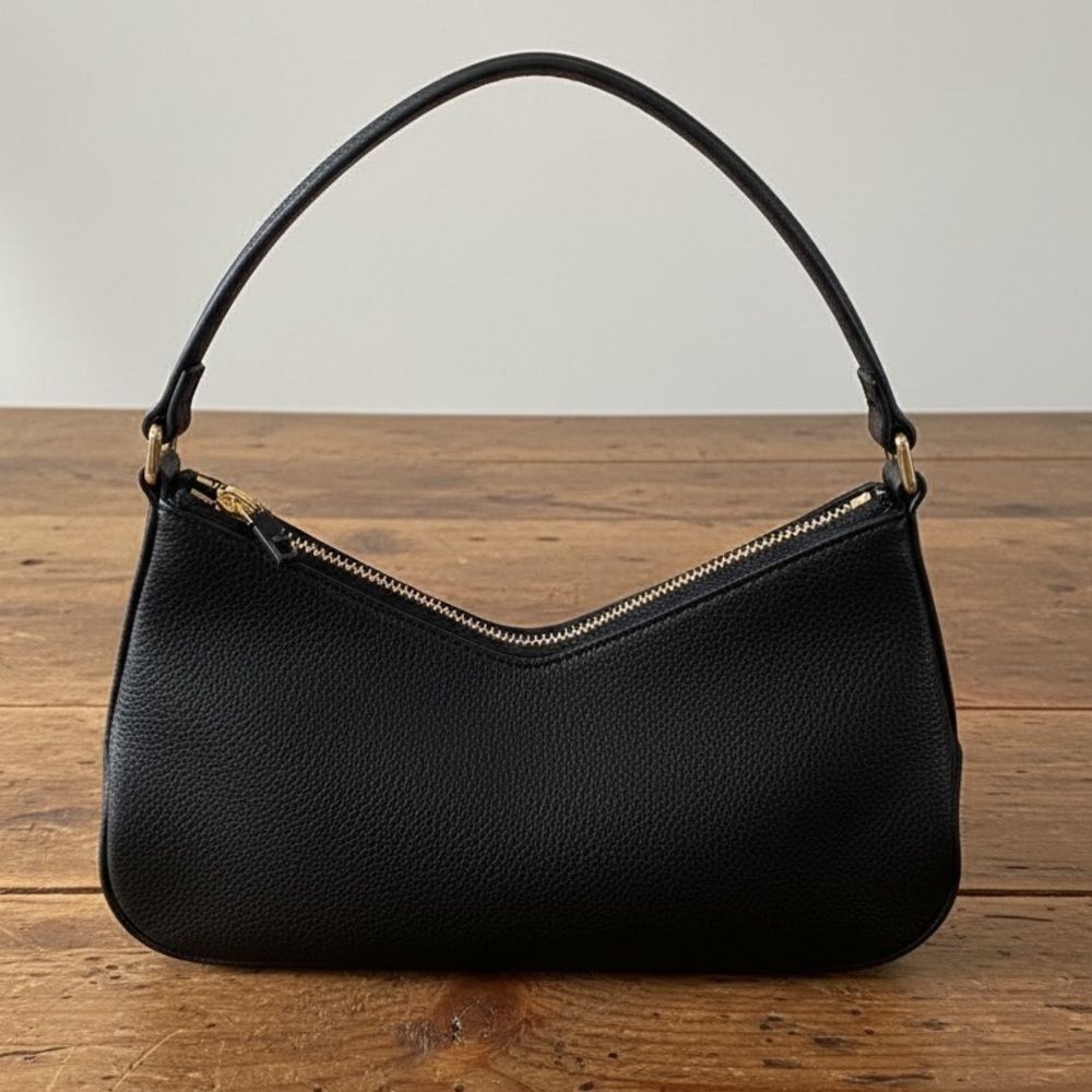 NWOT Mini Black Vegan Handbag